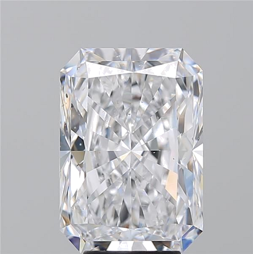 5.64 carat D-SI1 Natūralus Radiant Deimantas (1)