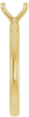 Sužadėtuvių Žiedas 14k yellow gold Round 6.5mm (4)