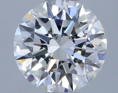 0.56 carat F-SI1 Excellent cut Natūralus Round Deimantas (1)