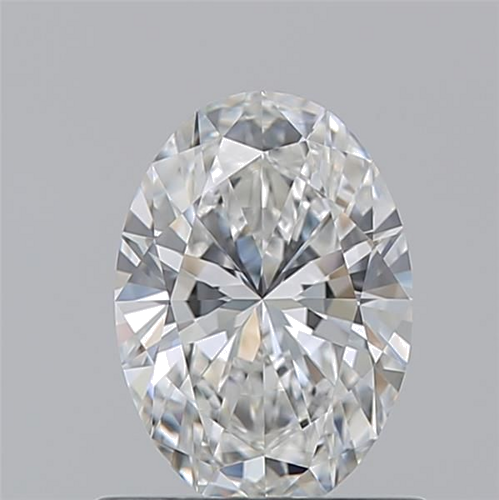 0.74 carat F-VVS1 Natūralus Oval Deimantas (1)
