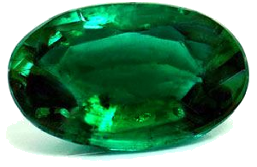 0.39 carat GREEN Oval Smaragdas (1)