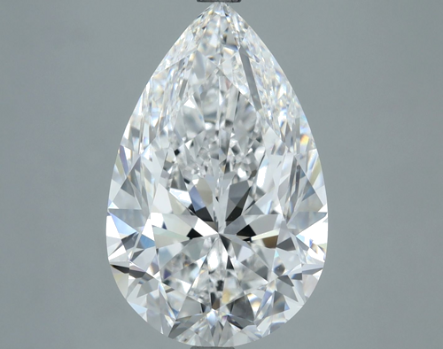 6.03 carat D-VS1 Natūralus Pear Deimantas (1)