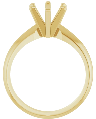 Sužadėtuvių Žiedas „Solitaire“ 14k yellow gold Oval 9mm x 7mm (2)