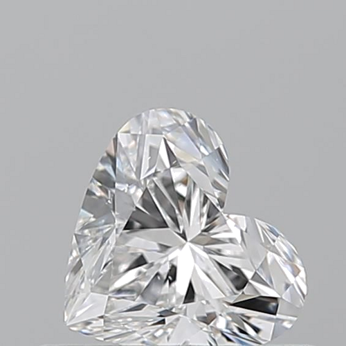 0.5 carat E-VS2 Natūralus Heart Deimantas (1)