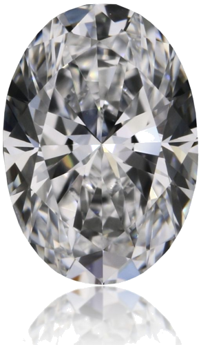 0.4 carat D-VVS2 Natūralus Oval Deimantas (1)