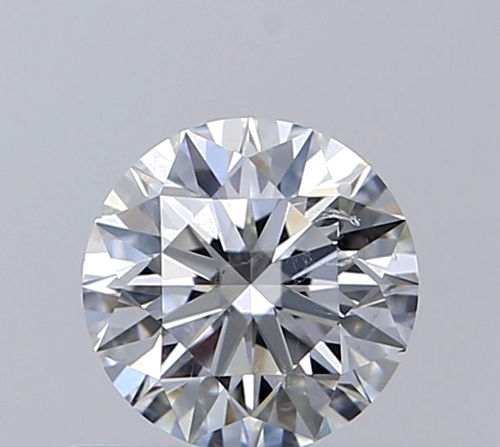 0.52 carat F-SI2 Excellent cut Natūralus Round Deimantas (1)