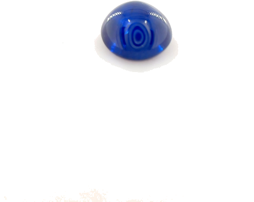 1.17 carat BLUE CABOCHON cut Round Safyras (1)
