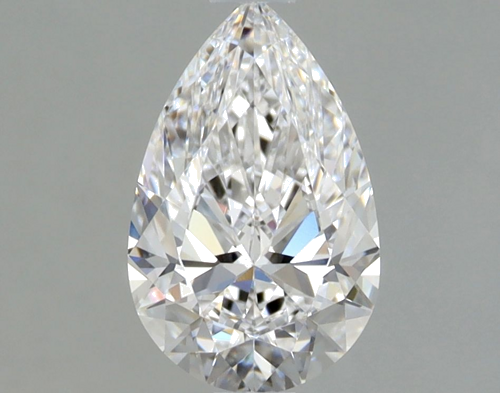 1.0 carat D-VVS1 Natūralus Pear Deimantas (1)