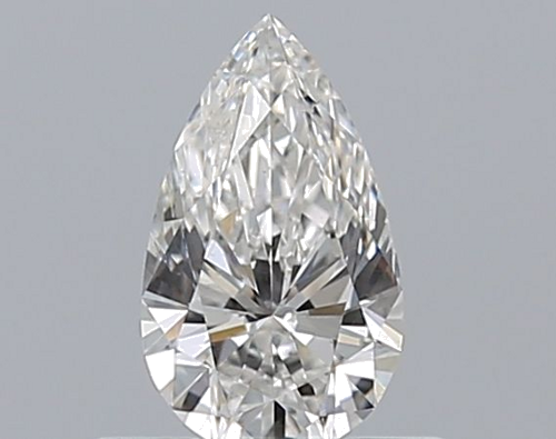 0.51 carat F-SI1 Natūralus Pear Deimantas (1)