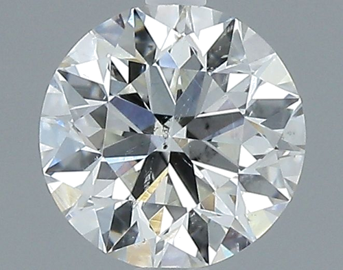 0.47 carat I-SI2 Excellent cut Natūralus Round Deimantas (1)