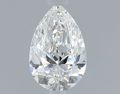0.42 carat F-VS2 Natūralus Pear Deimantas (1)