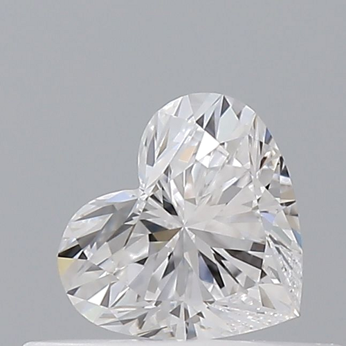0.33 carat D-VVS2 Natūralus Heart Deimantas (1)