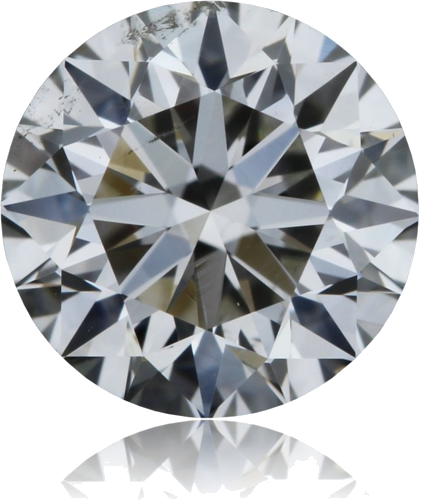 0.51 carat H-SI2 Very Good cut Natūralus Round Deimantas (1)