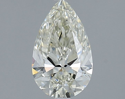 1.0 carat K-SI1 Natūralus Pear Deimantas (1)