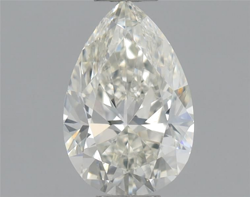0.45 carat I-VVS1 Natūralus Pear Deimantas (1)