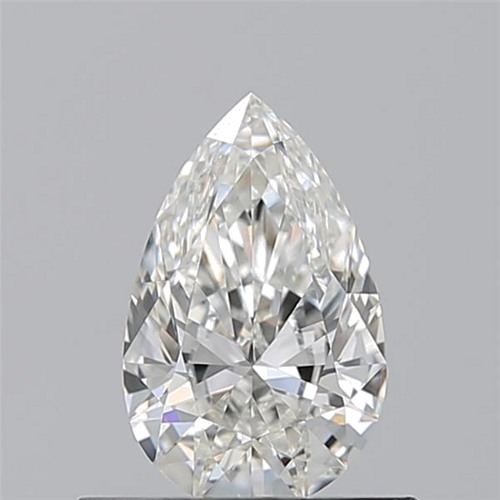0.57 carat H-VVS2 Natūralus Pear Deimantas (1)