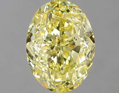1.71 carat Faint Yellow-SI1 Natūralus Oval Deimantas (1)