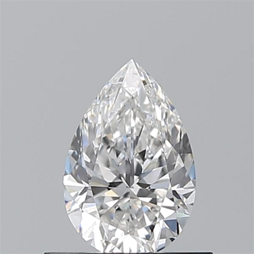 0.55 carat F-VS1 Natūralus Pear Deimantas (1)