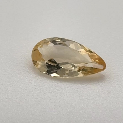 0.615 carat YELLOW Pear Topaz (1)