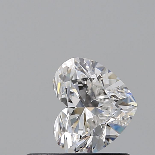 0.5 carat F-VS1 Natūralus Heart Deimantas (1)