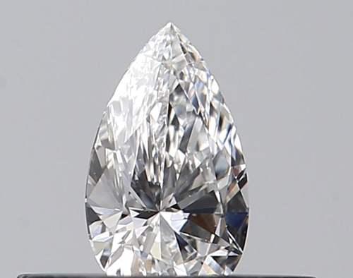 0.23 carat F-VVS2 Natūralus Pear Deimantas (1)