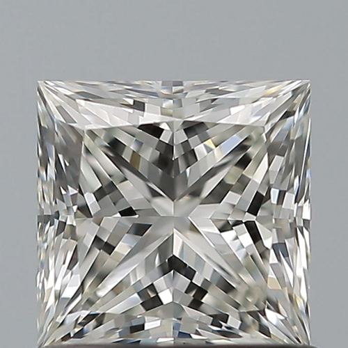 0.91 carat J-VVS2 Natūralus Princess Deimantas (1)
