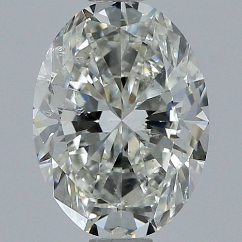 2.0 carat I-SI2 Natūralus Oval Deimantas (1)