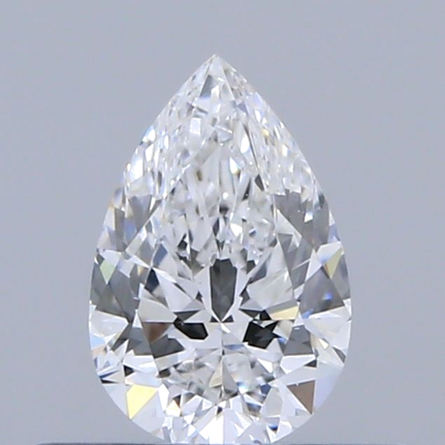 0.32 carat E-VS2 Natūralus Pear Deimantas (1)