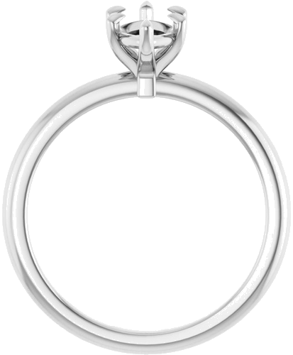 Sužadėtuvių Žiedas „Claw-Prong“ 950 Platinos Marquise 10mm x 5mm (2)
