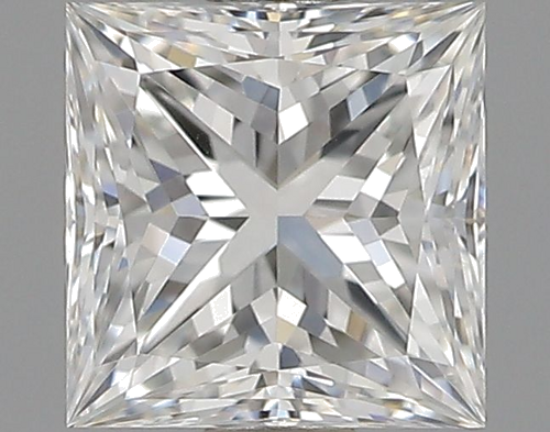 0.51 carat G-VVS1 Natūralus Princess Deimantas (1)