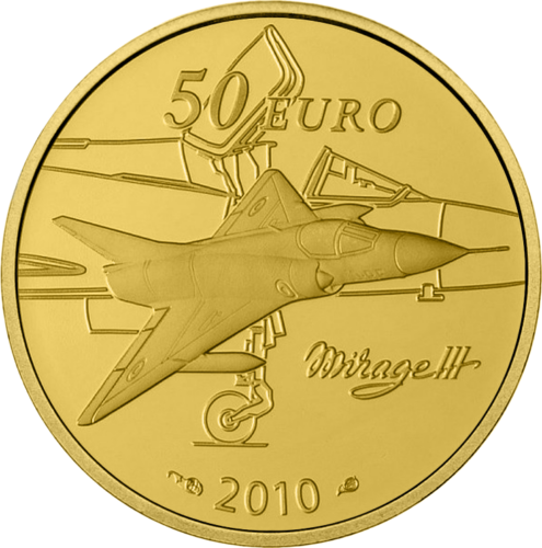 2010 Marcel Dassault France 50 euro gold coin (1)