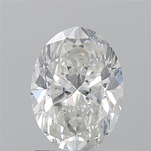 1.7 carat G-SI2 Natūralus Oval Deimantas (1)
