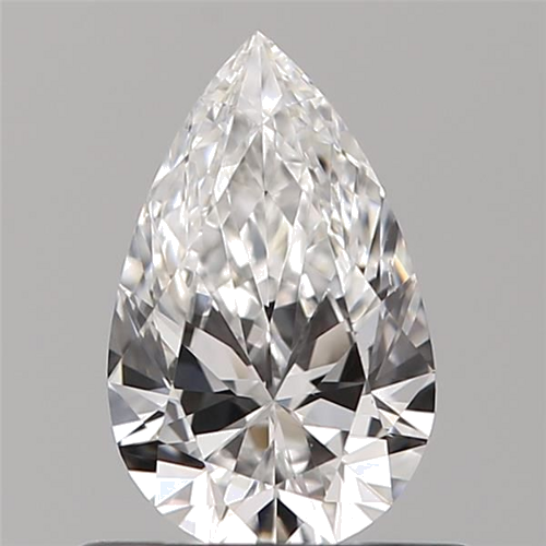 0.5 carat D-VS2 Natūralus Pear Deimantas (1)