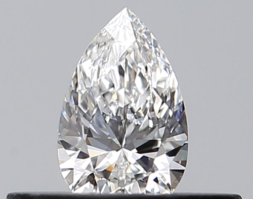 0.23 carat E-VVS2 Natūralus Pear Deimantas (1)