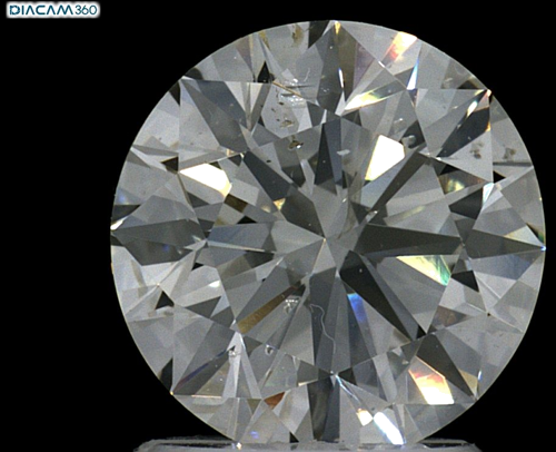 2.0 carat J-SI2 Excellent cut Natūralus Round Deimantas (1)