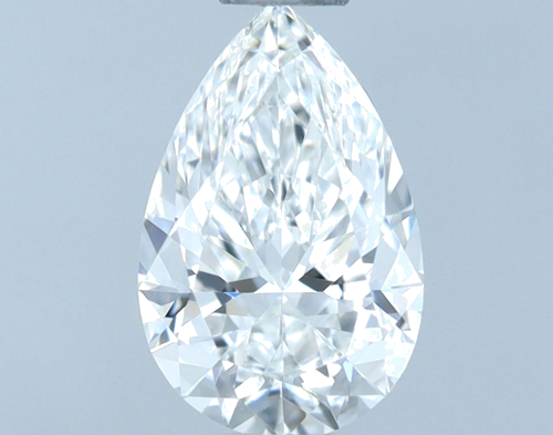 0.6 carat F-VS1 Natūralus Pear Deimantas (1)