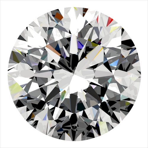 0.3 carat D-VVS1 Very Good cut Natūralus Round Deimantas (1)