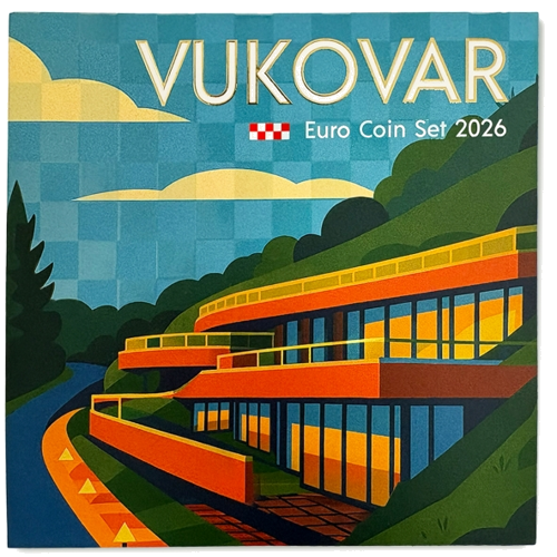 Croatia 2026 Vukovar Euro Coin BU Set (2)
