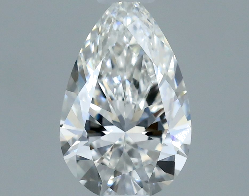 0.3 carat F-VVS2 Natūralus Pear Deimantas (1)