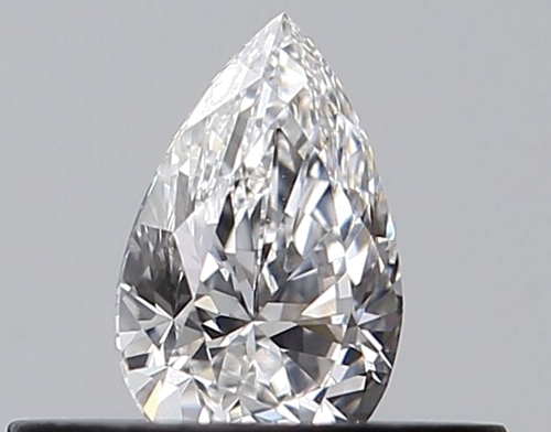 0.27 carat E-VVS2 Natūralus Pear Deimantas (1)