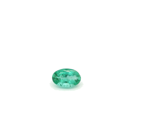 0.27 carat GREEN Oval Smaragdas (1)