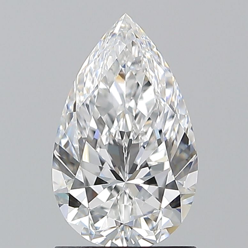 1.3 carat E-VVS2 Natūralus Pear Deimantas (1)