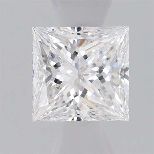 0.55 carat E-SI2 Natūralus Princess Deimantas (1)