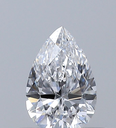 0.4 carat D-VVS2 Natūralus Pear Deimantas (1)