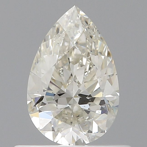 0.5 carat K-SI1 Natūralus Pear Deimantas (1)