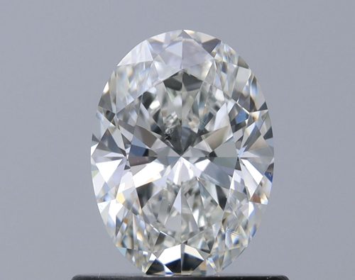 0.7 carat H-SI1 Natūralus Oval Deimantas (1)