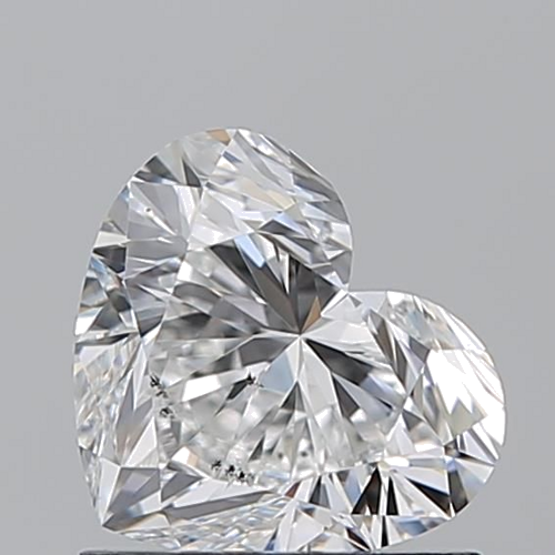 1.03 carat E-SI1 Natūralus Heart Deimantas (1)