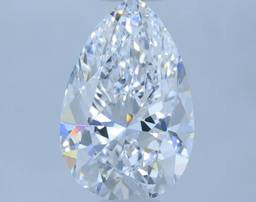 0.5 carat D-VS2 Natūralus Pear Deimantas (1)