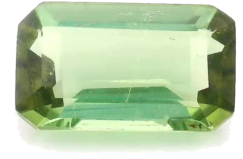 0.76 carat GREEN STEP cut Octagonal Tourmaline (1)