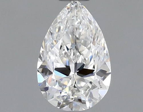 0.54 carat E-VS2 Natūralus Pear Deimantas (1)